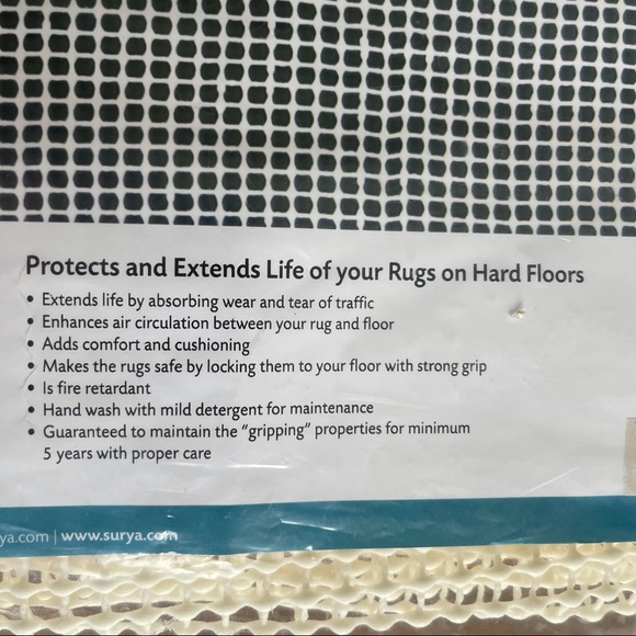 Surya Lock Grip Rug Gripper for Hard Surfaces 5x8 - Picture 5 of 8